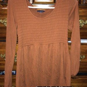 Rust orange babydoll top brand new